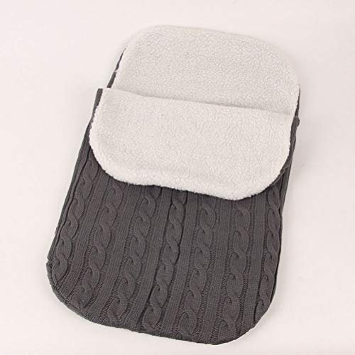 TOYANDONA 1 pç Saco de Dormir Grosso Respirável Quente Tricô Carrinho Saco de Dormir Fleabag para Be