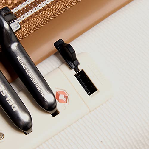 DELSEY PARIS Chatelet Air 2.0 Carry-On Plus Suitcase 20 Inch, Hardside Polycarbonate Luggage, Dual-Density Spinner Wheels, TSA Lock, USB Port, Angora by DELSEY PARIS - Used condition - Image 7
