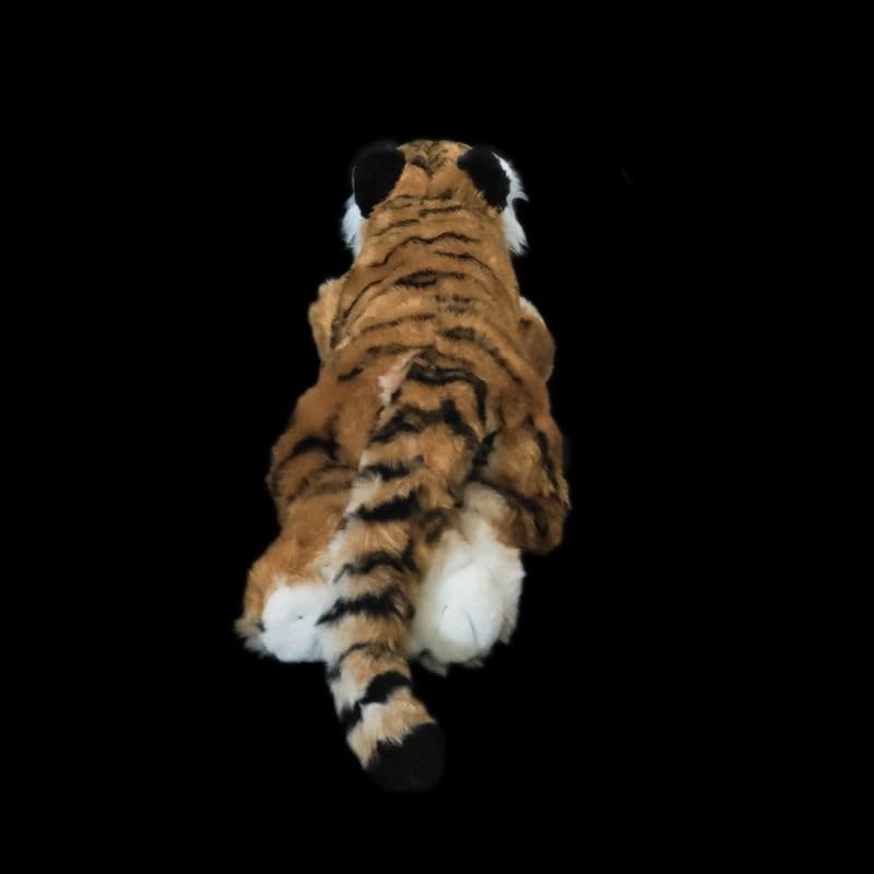 Realistisches Tigerjunges-Plüschtier, weiches sibirisches Tiger-Kuscheltier, Wildtier-Dekorationsfigur