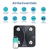 Etekcity-Scale-for-Body-Weight-Smart-Digital-Bathroom-Weighing-Scales-with-Body-Fat-and-Water-Weight-for-People-Bluetooth-BMI-Electronic-Body-Analyzer-Machine-400lb Etekcity Scale for Body Weight and Fat Percentage, Smart Digital LED Bathroom BMI Measurement, Accurate Bluetooth Weighing Machine, Body Composition Analyzer, Ash-black, 400lb