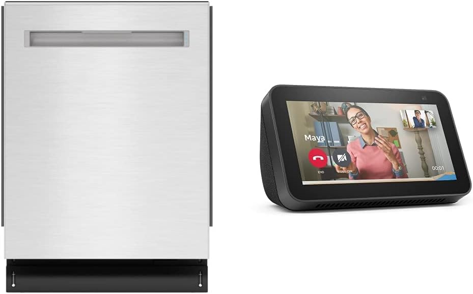 Sharp Compatible with Alexa Smart Dishwasher with Echo Show 5 Appliances
