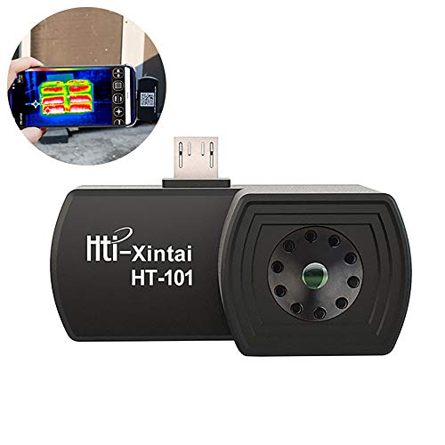 USB Thermal Camera, Mini Thermal Imaging Infrared Thermal 220X160 IR Resolution with 9 HZ, 6 Color Palette Shooting Video for Android Micro USB Or USB-C Smartphone