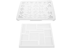 2pcs Puzzle Mold DIY Puzzle Silicone Mold Art Resin Mold Jigsaw Puzzle