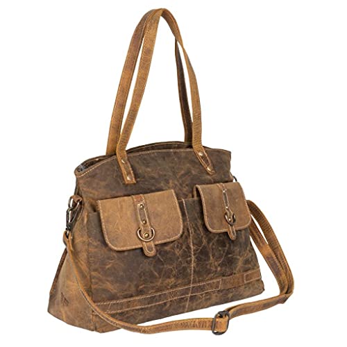 Myra Bag Lady'S First Love Leather Bag Upcycled Leather S-21662