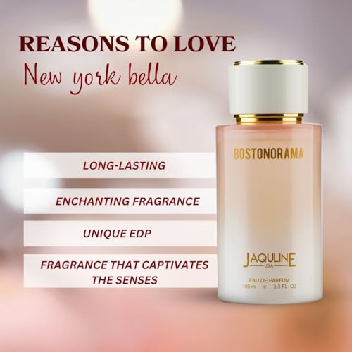 Image of JAQULINE USA BostonoramaPremium Long Lasting Perfume | Men Women | Citrus, Floral & Musky | Fresh & Elegant Fragrance - 100ml
