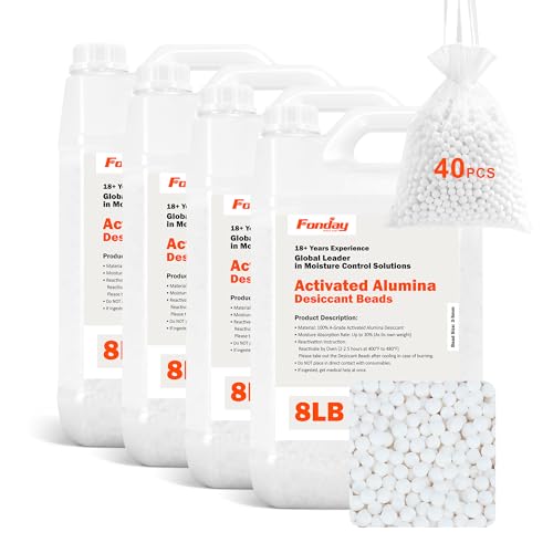 32LB Fonday Filament Drying Desiccant Activated Alumina More Powerful Rechargeable Dehumidifiers Moisture Absorber | Prevent Wet Filament |