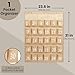 Juvale Cell Phone Storage for Classroom 30-Row Burlap Pocket Chart - 23.6 x 31 in White Farmhouse Jute - Numbered Phone Caddy & Calculator Holder - Wall-Hanging Classroom Organizer