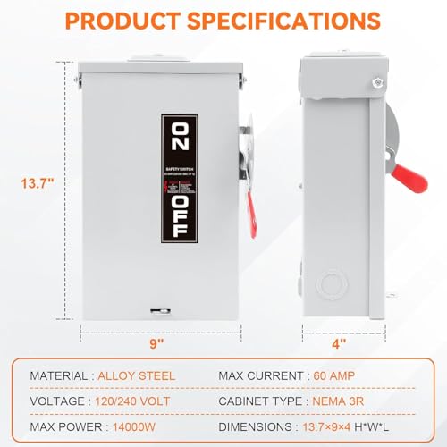Interruptor de seguridad 2 polos 60 A 14 Imagen adicional