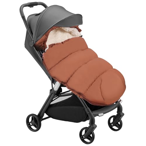 Chanceliere Bebe Poussette Hiver, Chanceliere Universelle pour Poussette,Chanceliere Grande Taille, Chanceliere Bebe Confort, Chanceliere pour Poussette, Buggy, Siège Auto et Landaus, Brun