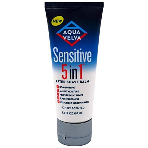 Aqua Velva Sensitive 5-In-1 After Shave Balm 3.3 Ounce Tube (97ml) (2 Pack) Cover