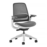 Steelcase Series 1 - Silla de oficina ergonómica con ruedas para alfombra, ayuda a apoyar la...