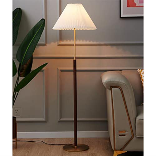 Flashing Walnut floor pavimento nordico retrò lampada da terra ragazza decora lampada da terra Studio soggiorno (Size : 26 * 146CM) - Image 4
