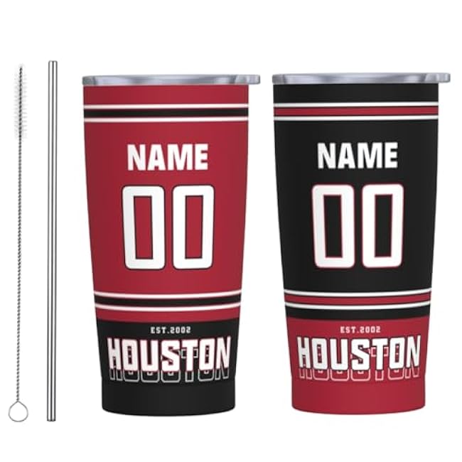 Green Bay Customize 20oz stainless steel Cup and Straw, Gifts for Men Women, Stainless Steel Vacuum Insulated Flip Straw Spill Proof Travel Mug Cup