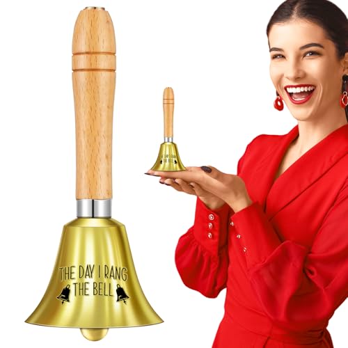 Chunful Cancer Bell Ringing Gift The Day I Rang The Bell Ornament End of Chemo Last Day of Chemo Treatment Gift Chemotherapy Radiotherapy Cancer Survivor Recovery Ornament