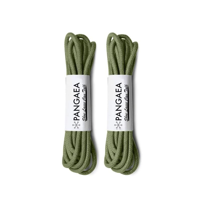 Image of [4 Laces] 2-Pair Pack Waxed Round Oxford Shoe Laces for Dress Shoes Chukka 3 /32Inch Thin