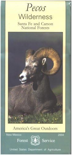 Pecos Wilderness Area Map - Waterproof