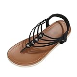 ✿ Material:Unsere Sandalen bestehen aus hochwertigem PU, sind weich und bequem und tragen keine Füße.Die Sohle besteht aus rutschfestem TPR, der eine gute Dämpfungswirkung hat.