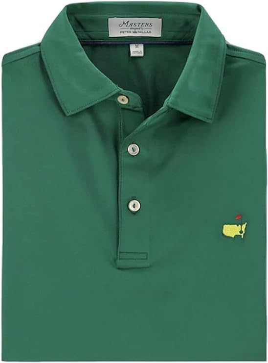 PETER MILLAR Masters Men's Performance Tech Augusta Green Golf Polo Shirt4