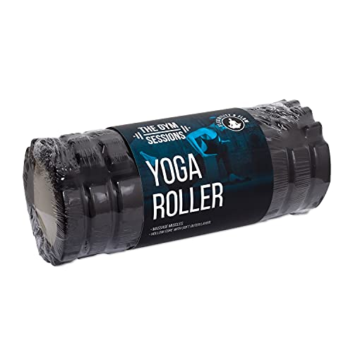 Rodillo de masaje unisex para adultos The Gym Sessions EVAROL, negro, 13 x 5,5 cm miniatura 1