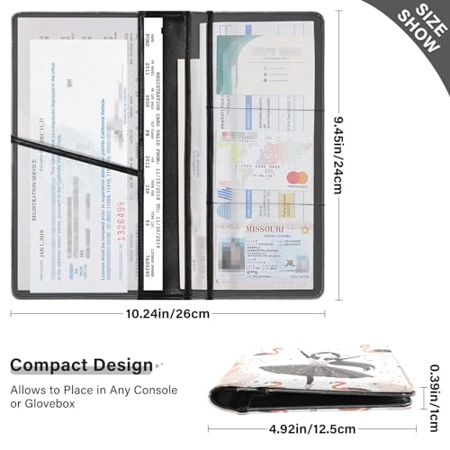 Organizador para auto en cuero miniatura 3
