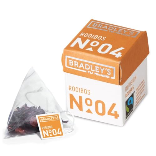 Thé Rooibos NO.4 Bradley's Piramini infusion sachet pyramide lot de 30