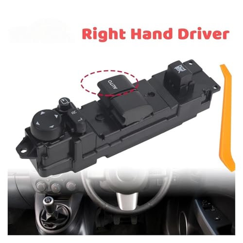 Interrupteur de commande fenêtre principale Mazda 2 2008-2010 bouton DF7166350A RHD - 3