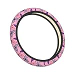 Pink Butterfly Steering Wheel Cover Car - Image 2