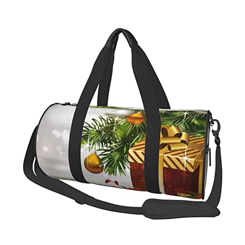 Sac de sport Merry Christmas pour fitness et weekend avec compartiment chaussures