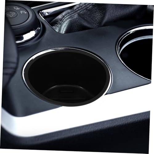 Insertos de portavasos negros para consola de auto miniatura 5