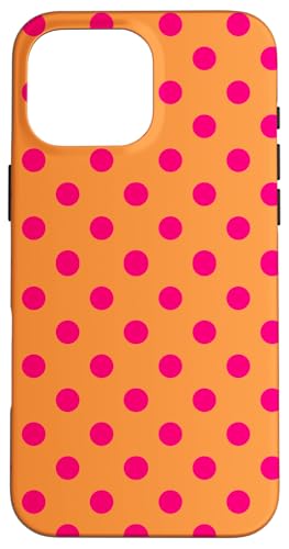 Bright Orange Polka Dot Classic Polkadots �X�}�z�P�[�X iPhone 16 Pro Max �p