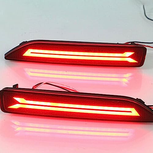Pare-chocs feu antibrouillard LED auto et réflecteur de freinage 6 pièces - 2