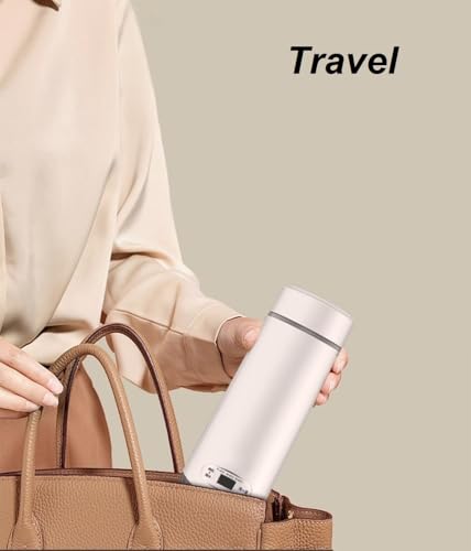 Tetera Eléctrica Plegable Portátil de 350 ml Blanco miniatura 6