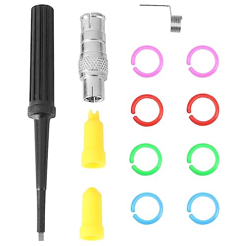 1 Stück Oszilloskop Tastkopf 200MHz Oszilloskop Bereich Oszilloskopsonde Testsondenklemme Bnc P2200 X10/X1 Schwarz