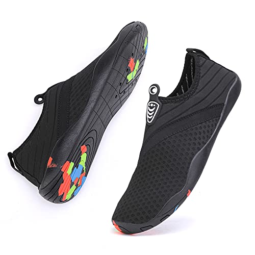 Image of Vsufim Quick-Dry Water Sports Barefoot Shoes Aqua Socks for Swim Beach Pool Surf Yoga for Women Men