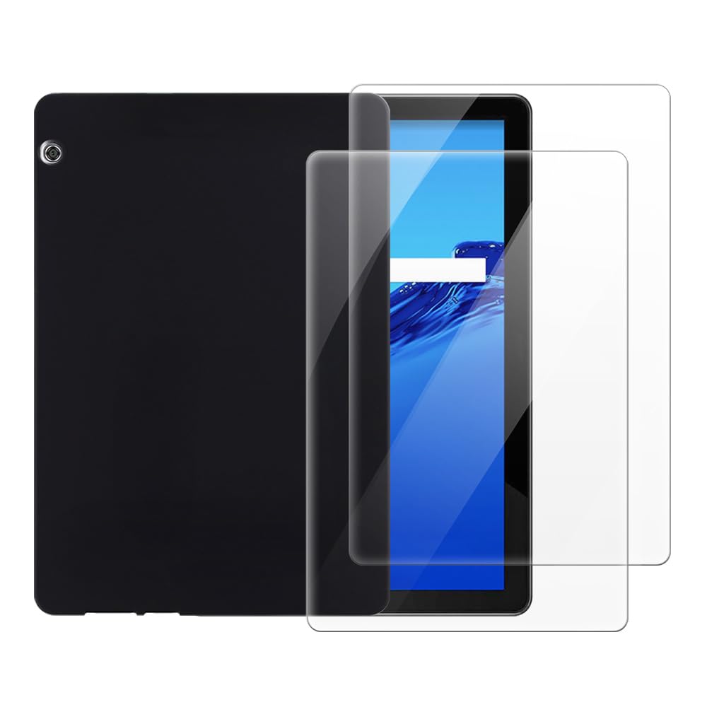 Funda para Huawei Enjoy Tablet 1 10.1 con cristal templado negro resistente a caídas 8