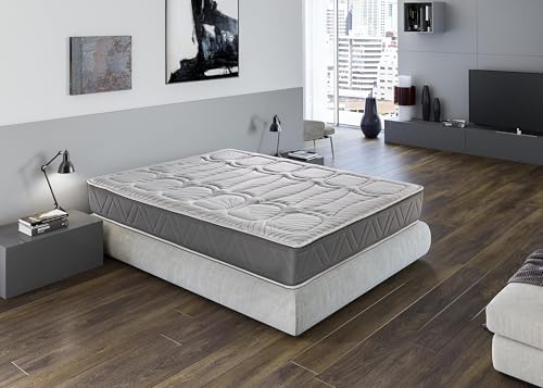 ROYAL SLEEP - Colchón Viscoelástico Hilo de Carbono y Biocerámico con Efecto Regenerador | 135x190 | Altura 29cm | Gama Alta | Firmeza Alta | Ceramic Premium