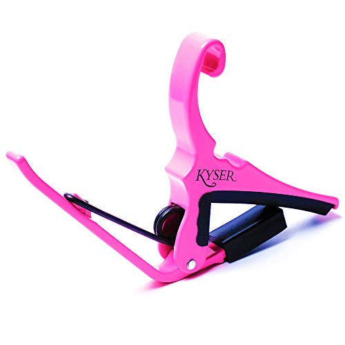 Kyser KG6NPA Quick-Change Capo (Neon Pink) – Capodastres - Les Beatles, Paul McCartney, John Lennon, RIngo Starr, George Harrison Kyser KG6NPA Quick-Change Capo (Neon Pink) - Capodastres – Image 5