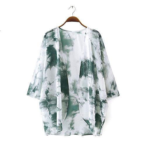 Image of CASURESS Women's Cardigan-Sheer Kimono Loose Summer Floral Print Cover Ups
