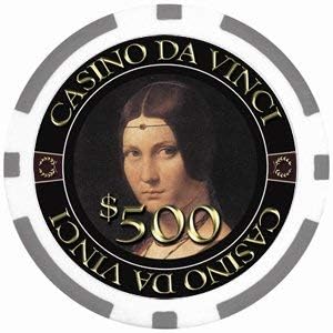 Set de fichas de poker DA VINCI Masterworks con 500 fichas miniatura 7