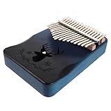 Possibilités de jeu étendues : ce mini kalimba possède 17 touches, offrant une gamme complète de notes permettant aux pianistes à doigts et à pouces de jouer davantage de morceaux et d’explorer de nouvelles harmonies