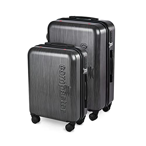 Valise de cabine S et L Compactor graphite, le secret des voyages d'affaires gérés