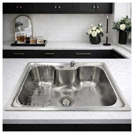 Cuba para Cozinha Aço Inox 201 Gourmet com Acessórios 60X42