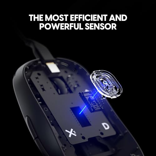Image of Pulsar Gaming Gears X2 Wired Gaming Mouse, Ultra Lightweight, Optical Switch, 26000 DPI, Motion Sync, PAW3395 Sensor (Medium, Wired, White)