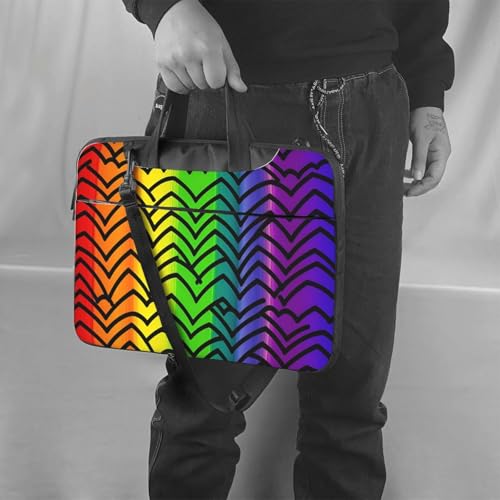 Bolso para portátil con diseño arcoíris Gay Pride 15.6" miniatura 2