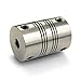 Ruland FSR12-3-3-SS Set Screw Beam Coupling, Stainless Steel, Inch, 3/16" Bore A Diameter, 3/16" Bore B Diameter, 3/4" OD, 1-1/4" Length, 41 lb-in Nominal Torque
