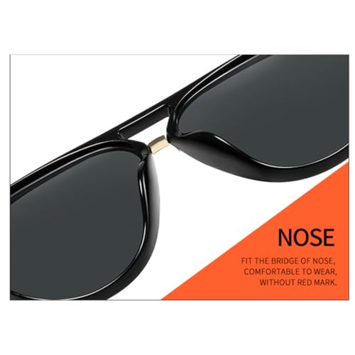 Lunettes de soleil tendances femmes : grand format rétro chic - 6
