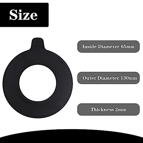 Image of 8 x 65mm Bucket Pin Shim Kit for Excavator and Skid Steer 2mm Thickness Fit for Cat Deere Kobelco Hitachi Case