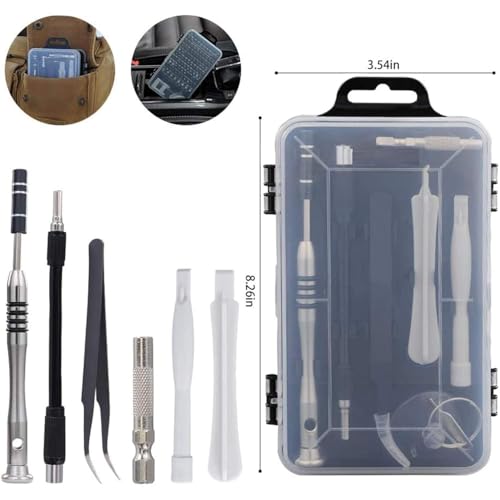 Image of 115-in-1 Precision Screwdriver Set | Professional Magnetic Wrench Bits Repair Tool Kit with Portable Case for Electronics, Mobile, Laptop, PC, Watch, Game Console & DIY Household Repairs