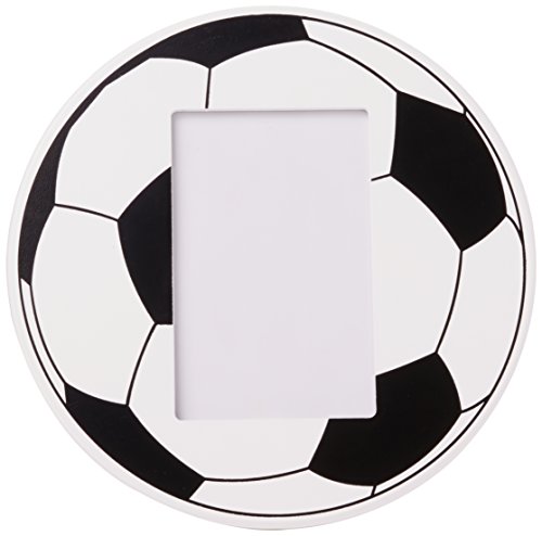 ZEP Football Vertical, Bois, Noir/Blanc, 24.5 x 24.5 x 2 cm