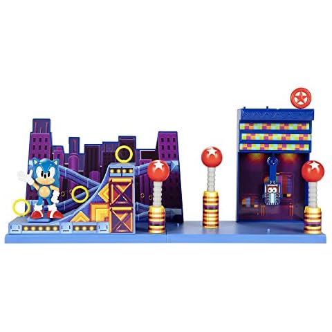 Sonic The Hedgehog 406924-RF1 Action Figures, Studiopolis Playset Cover